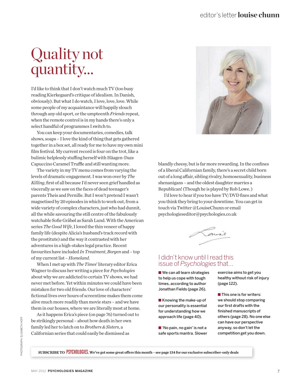 Psychologies Preview Pages