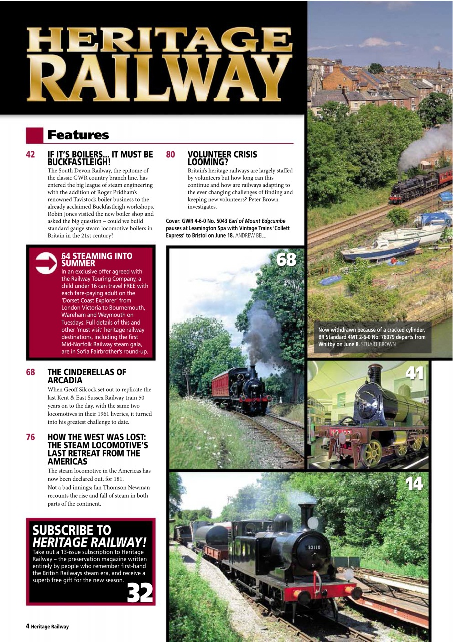 Heritage Railway Preview Pages