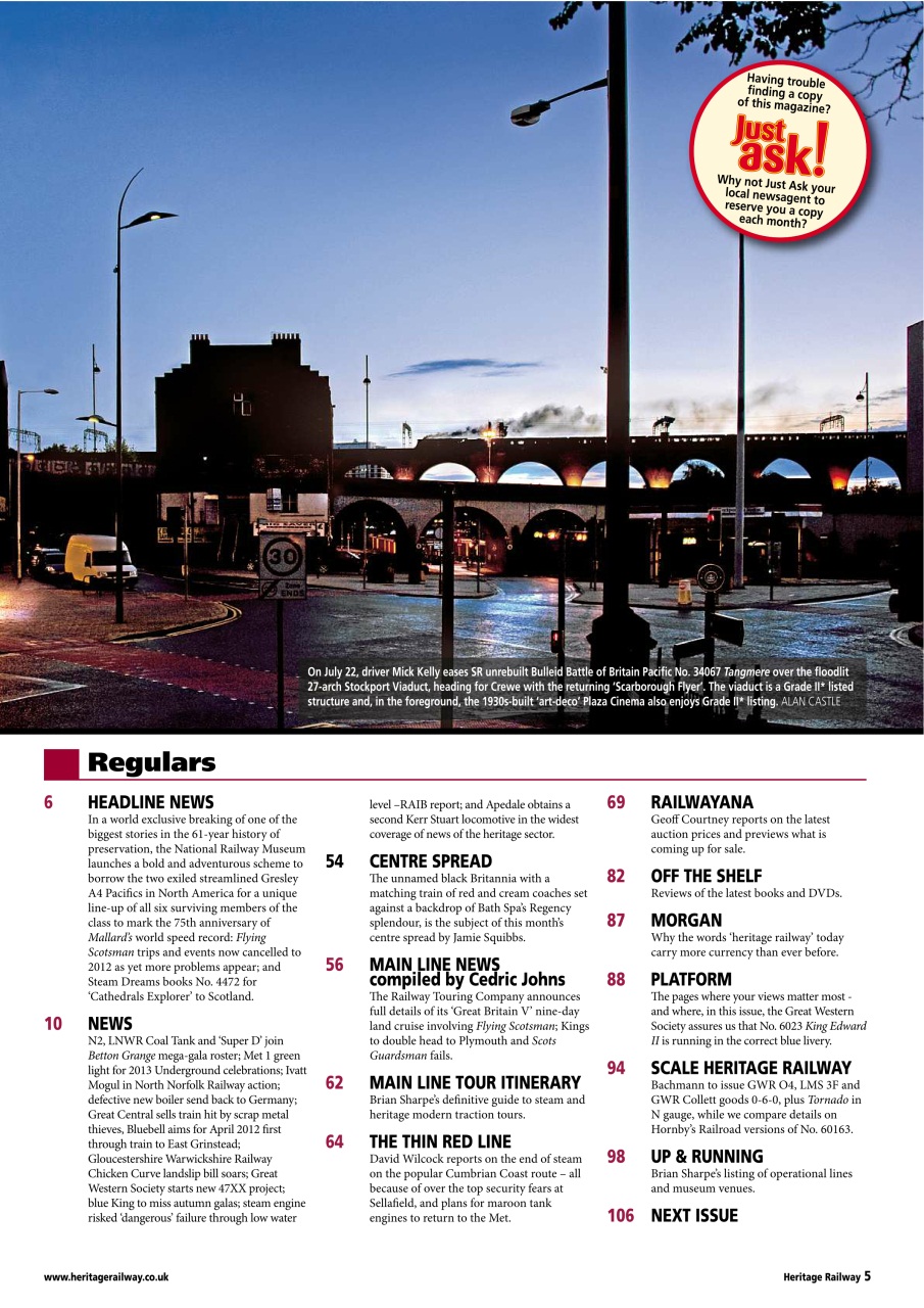 Heritage Railway Preview Pages