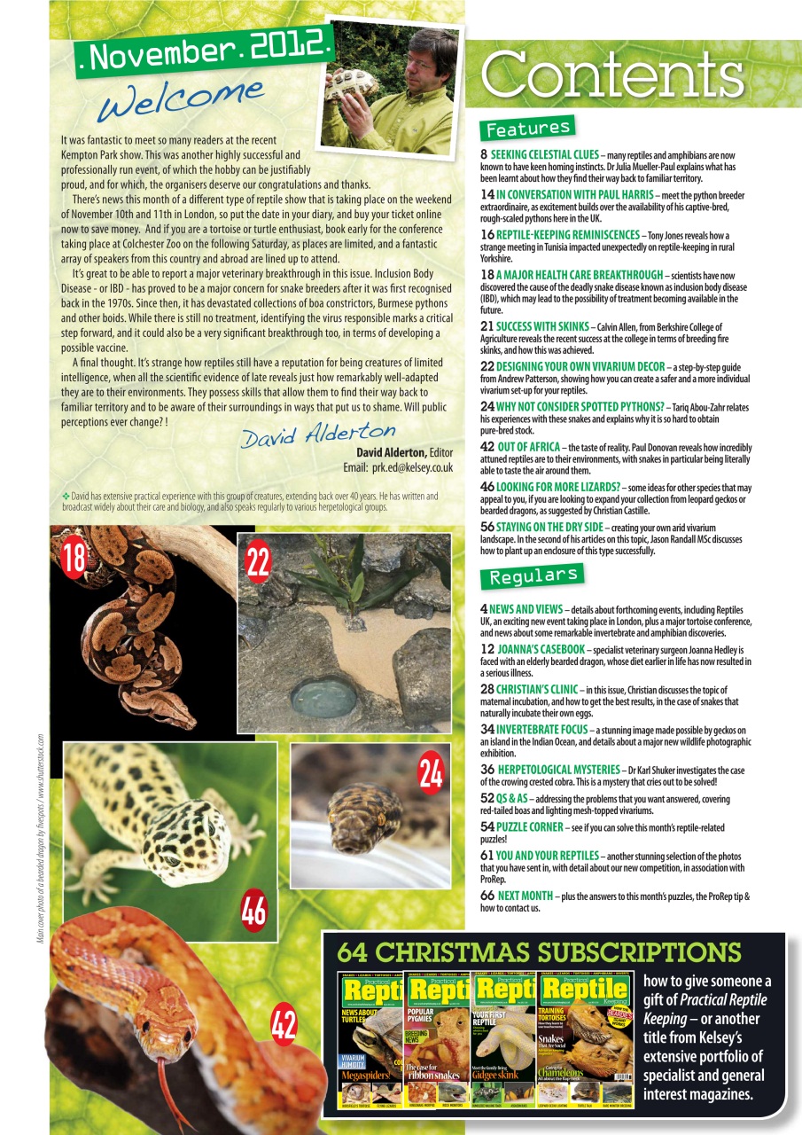 Practical Reptile Keeping Preview Pages