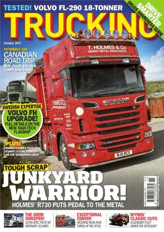 Trucking Magazine issue Trucking October 2012