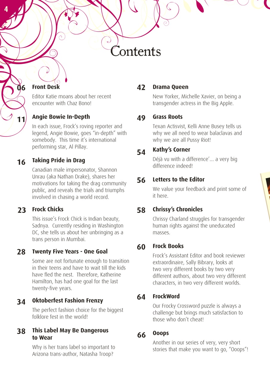 Frock Magazine Preview Pages