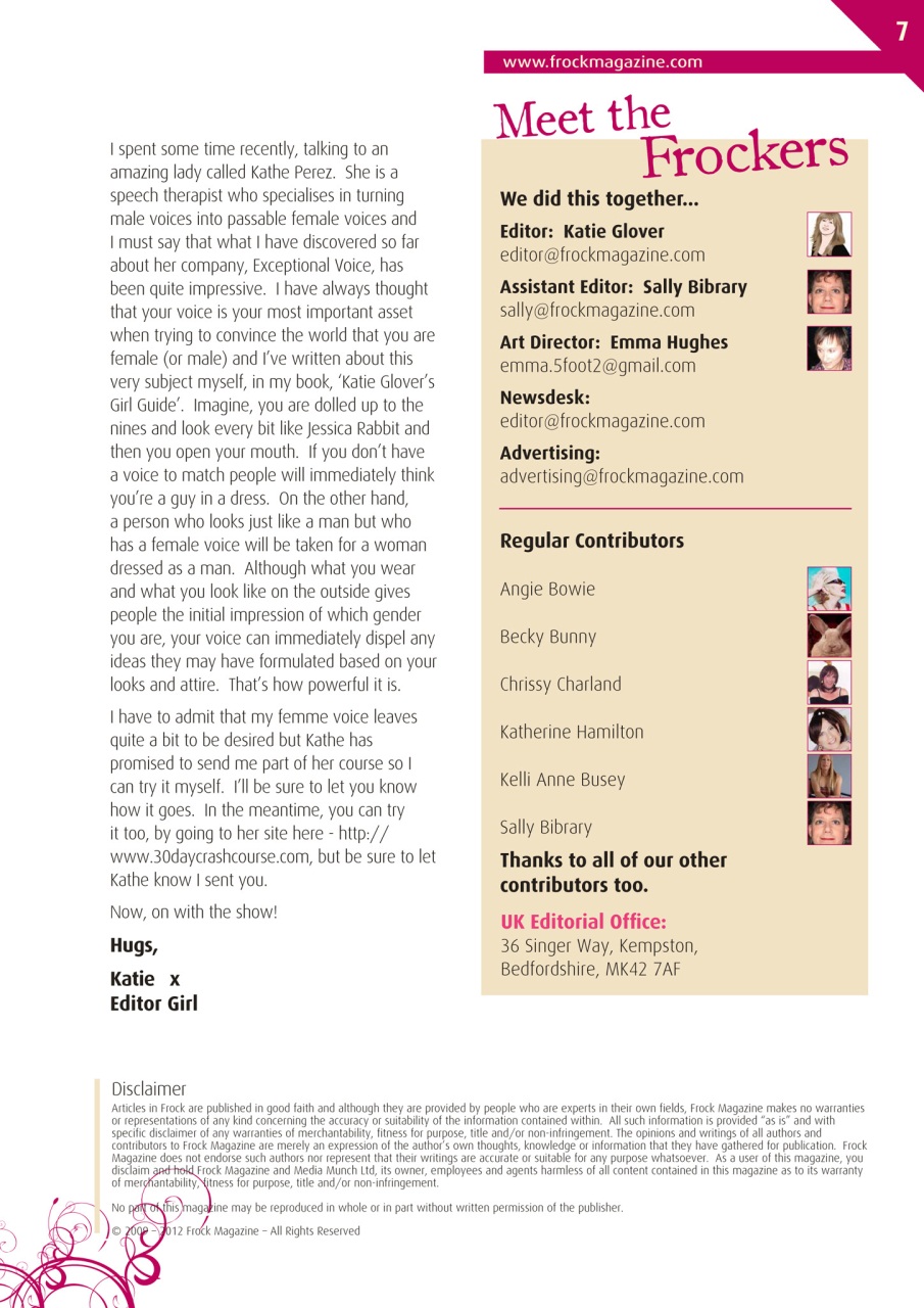 Frock Magazine Preview Pages