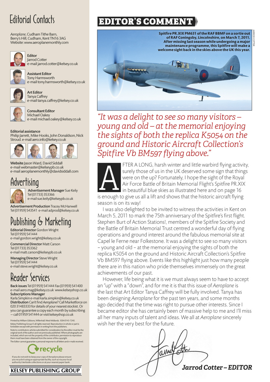 Aeroplane Preview Pages