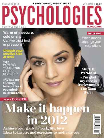 Psychologies issue No.77 Make it happen in 2012