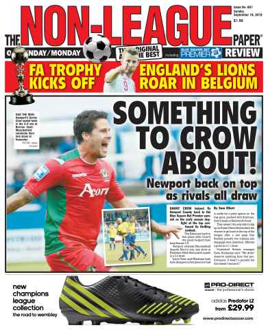 The Non-League Football Paper issue 16th September 2012