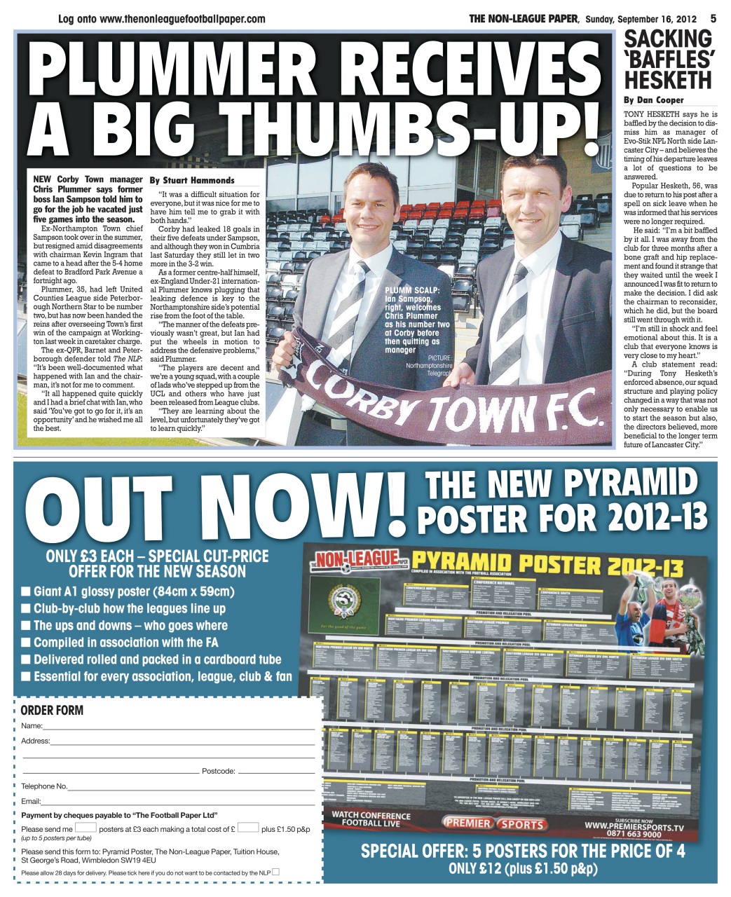 The Non-League Football Paper Preview Pages