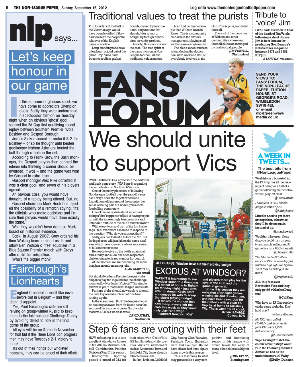 The Non-League Football Paper Preview Pages