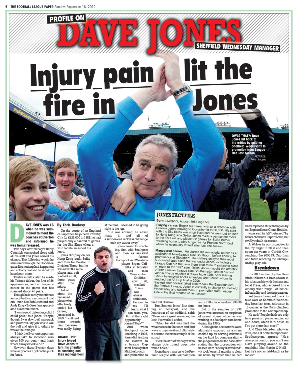 The Football League Paper Preview Pages