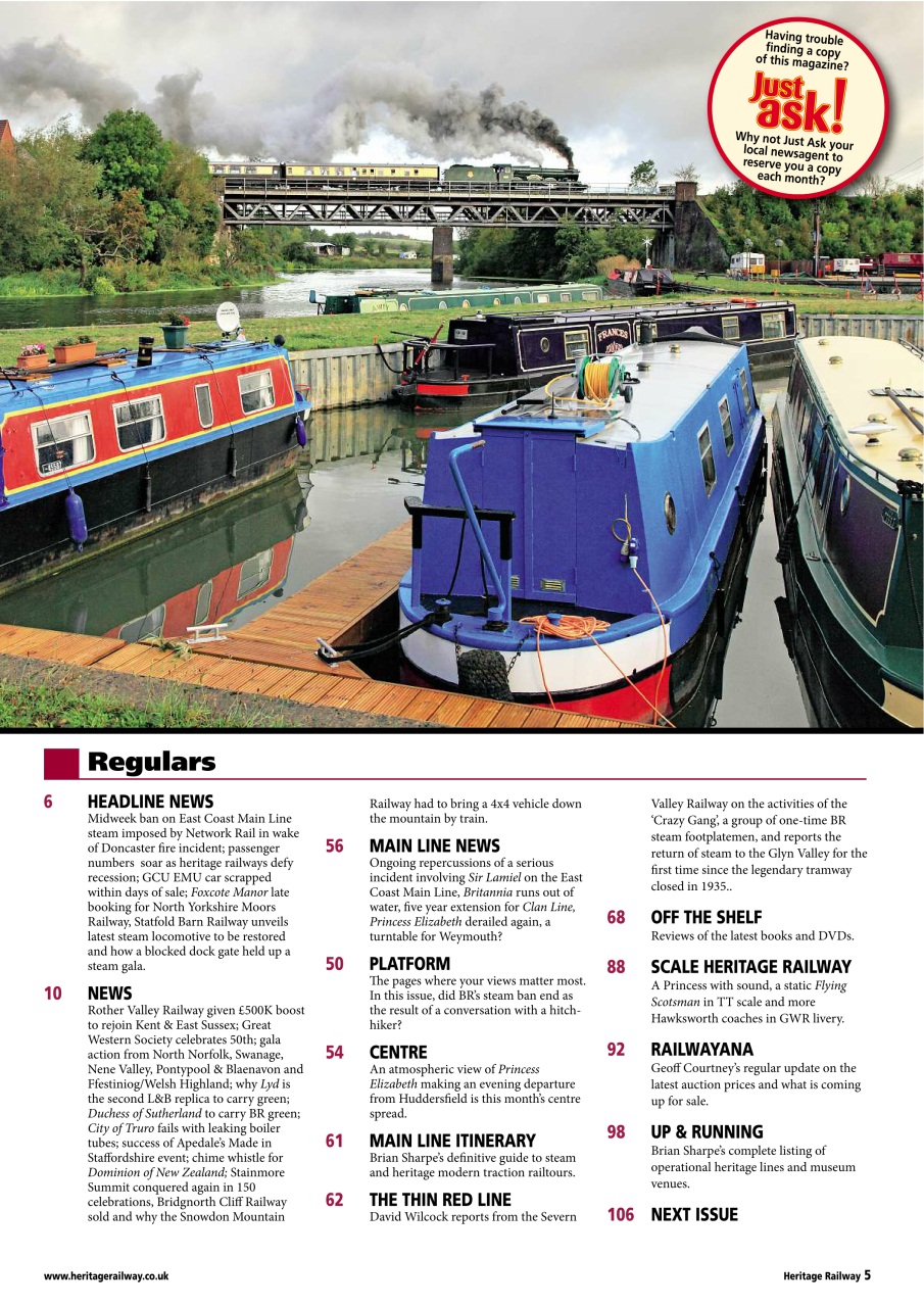 Heritage Railway Preview Pages