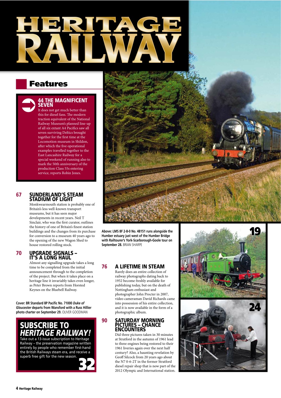 Heritage Railway Preview Pages