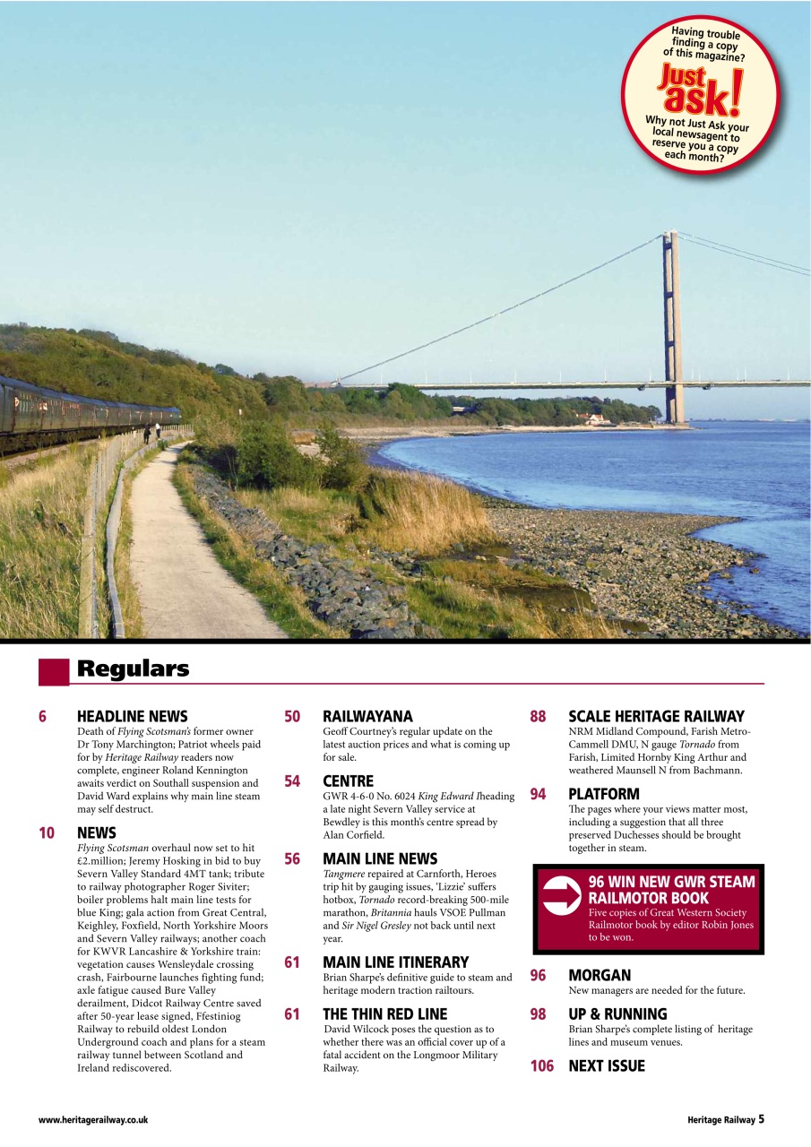 Heritage Railway Preview Pages