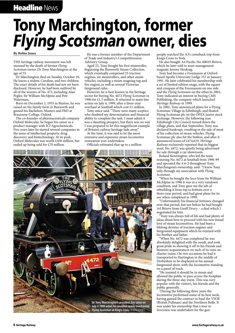 Heritage Railway Preview Pages