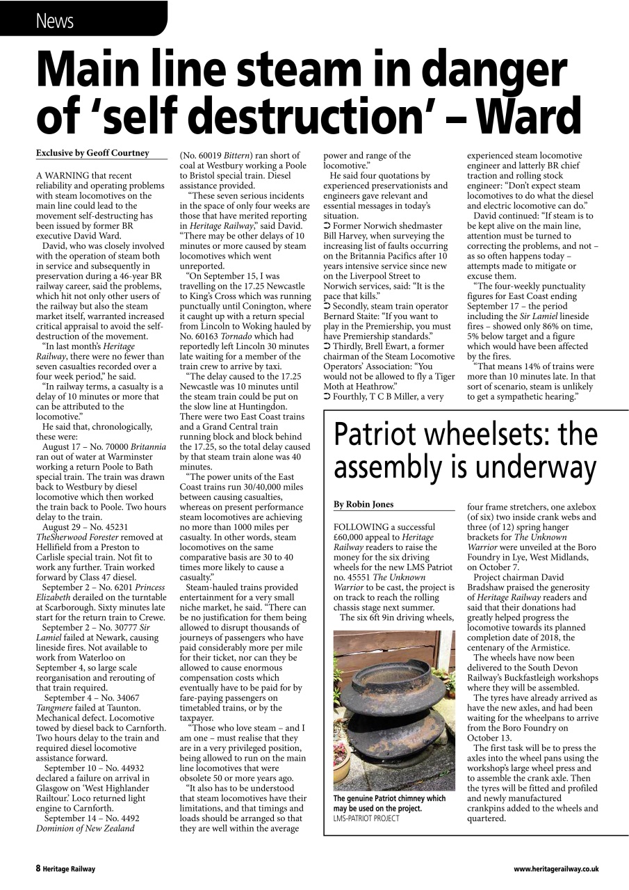 Heritage Railway Preview Pages