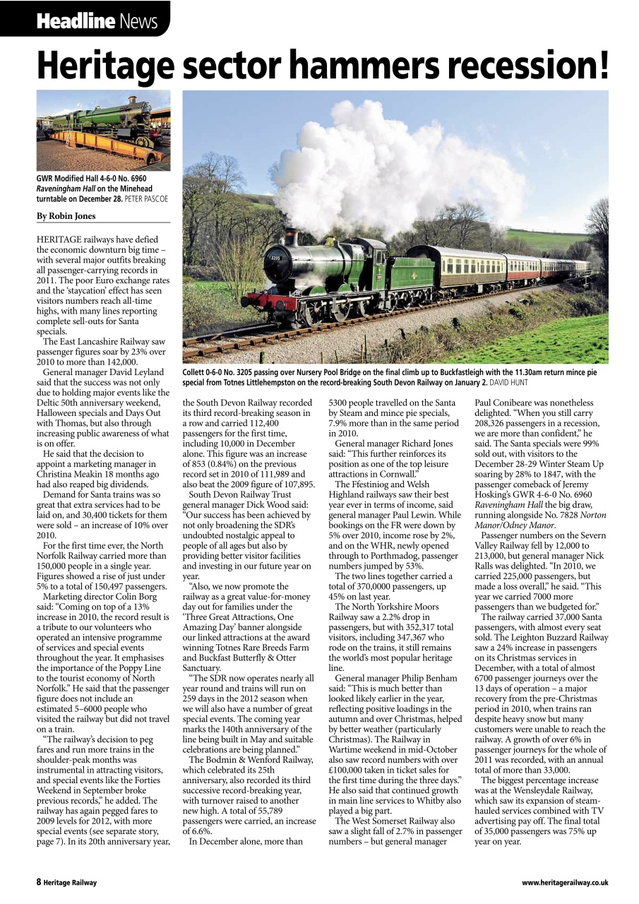 Heritage Railway Preview Pages