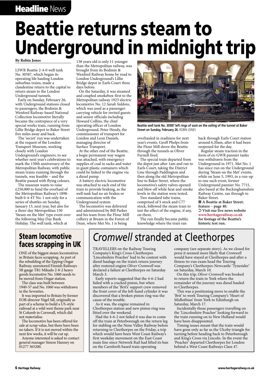 Heritage Railway Preview Pages