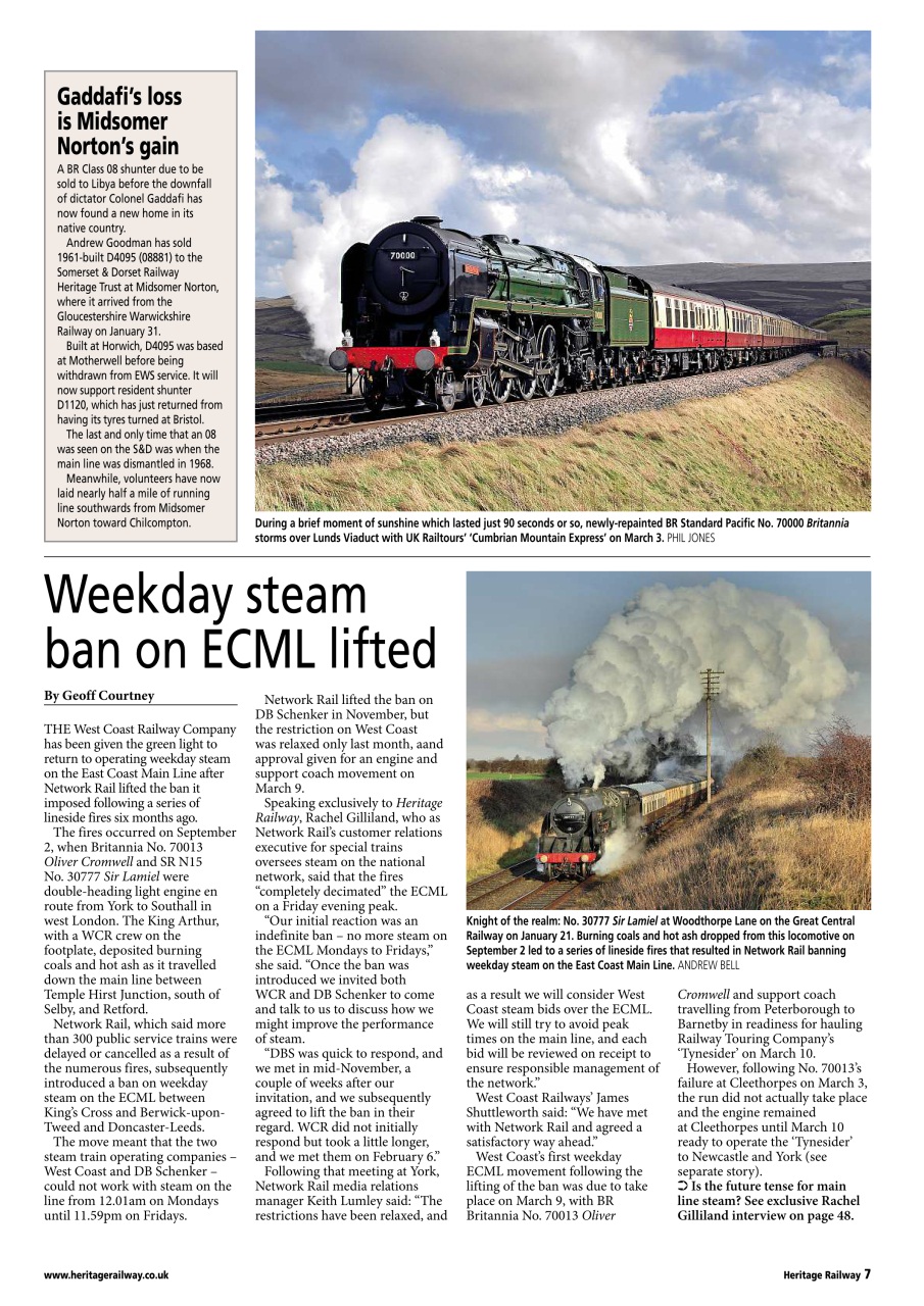 Heritage Railway Preview Pages