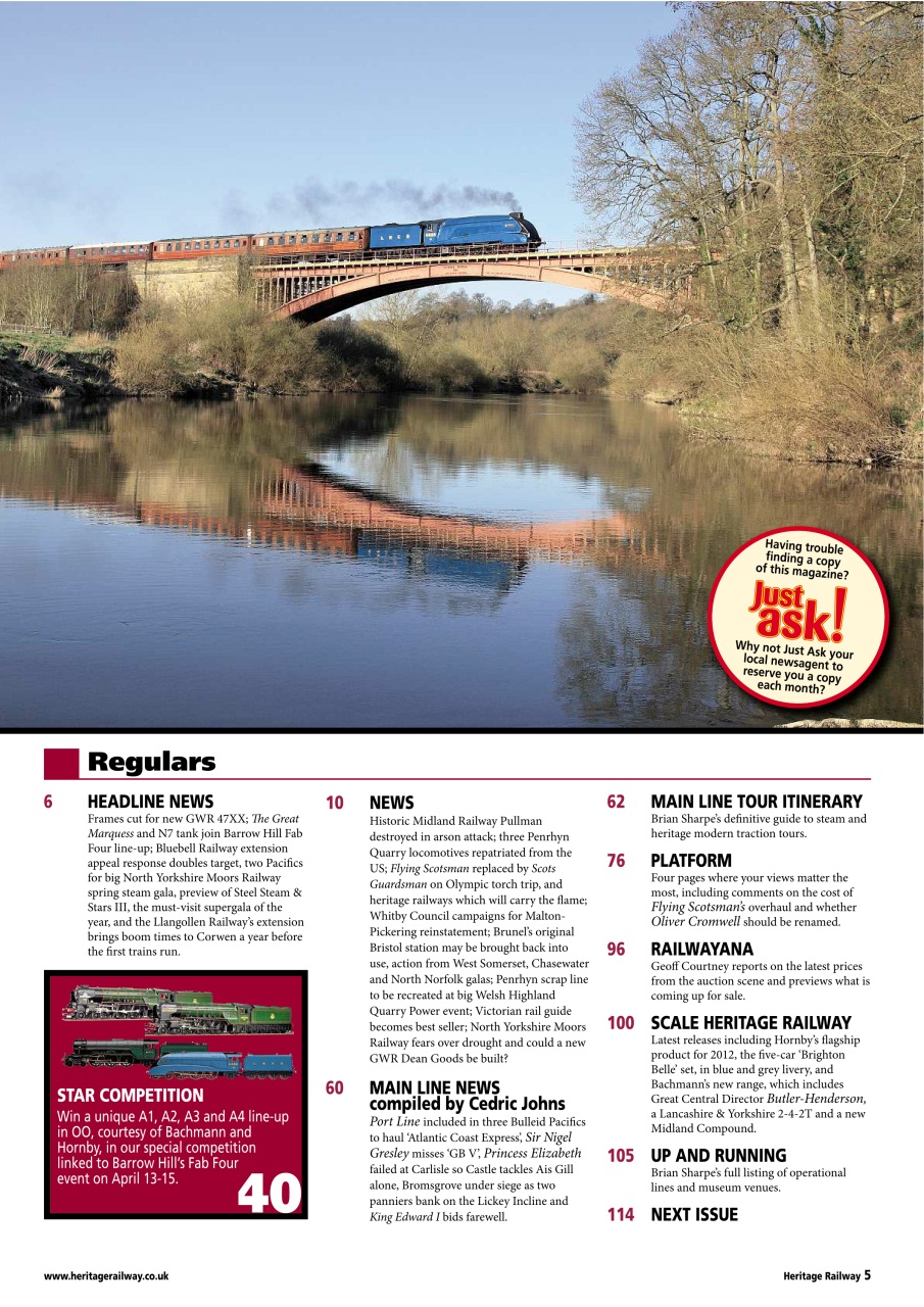 Heritage Railway Preview Pages