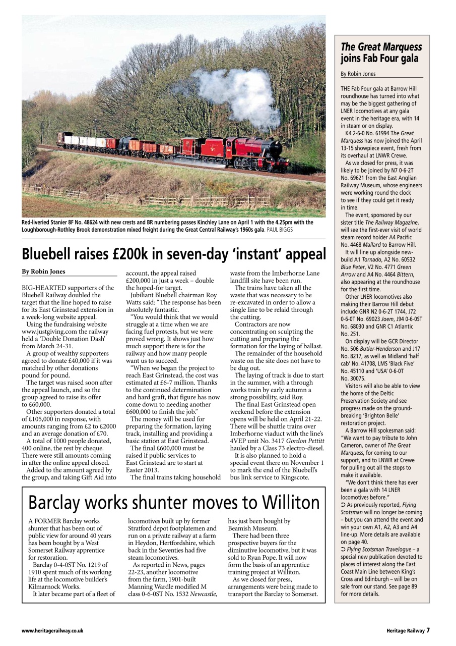 Heritage Railway Preview Pages