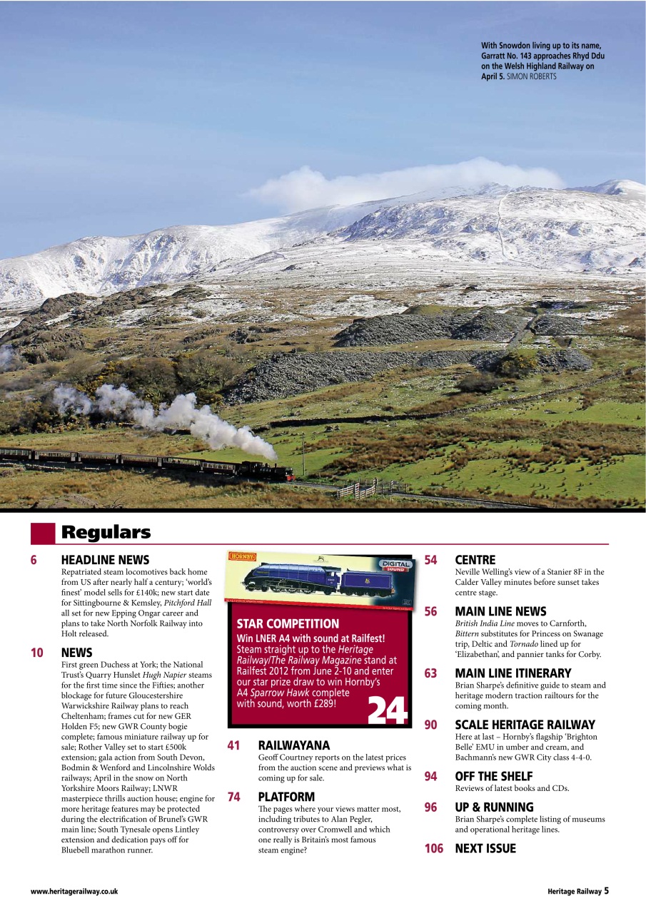 Heritage Railway Preview Pages