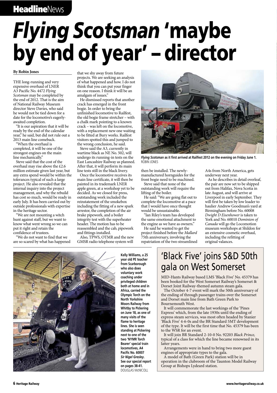 Heritage Railway Preview Pages