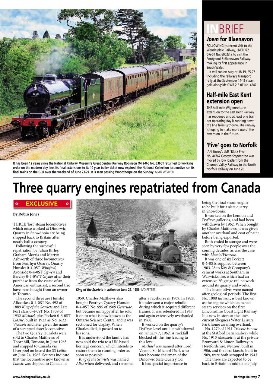 Heritage Railway Preview Pages