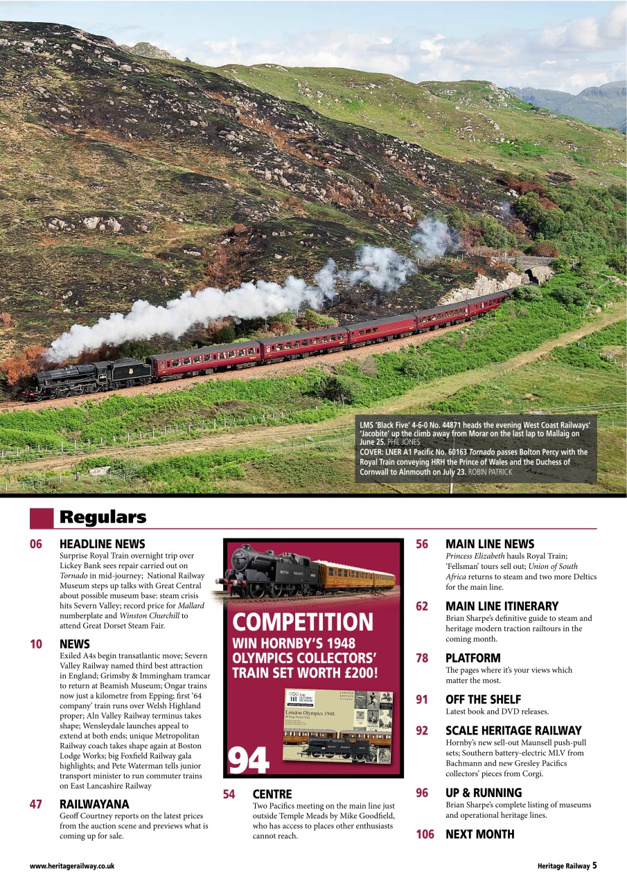 Heritage Railway Preview Pages