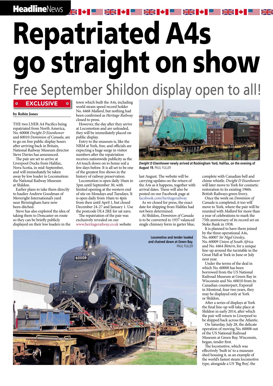 Heritage Railway Preview Pages