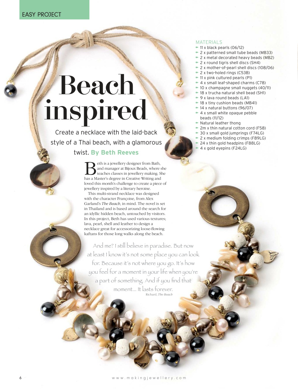 Making Jewellery Preview Pages