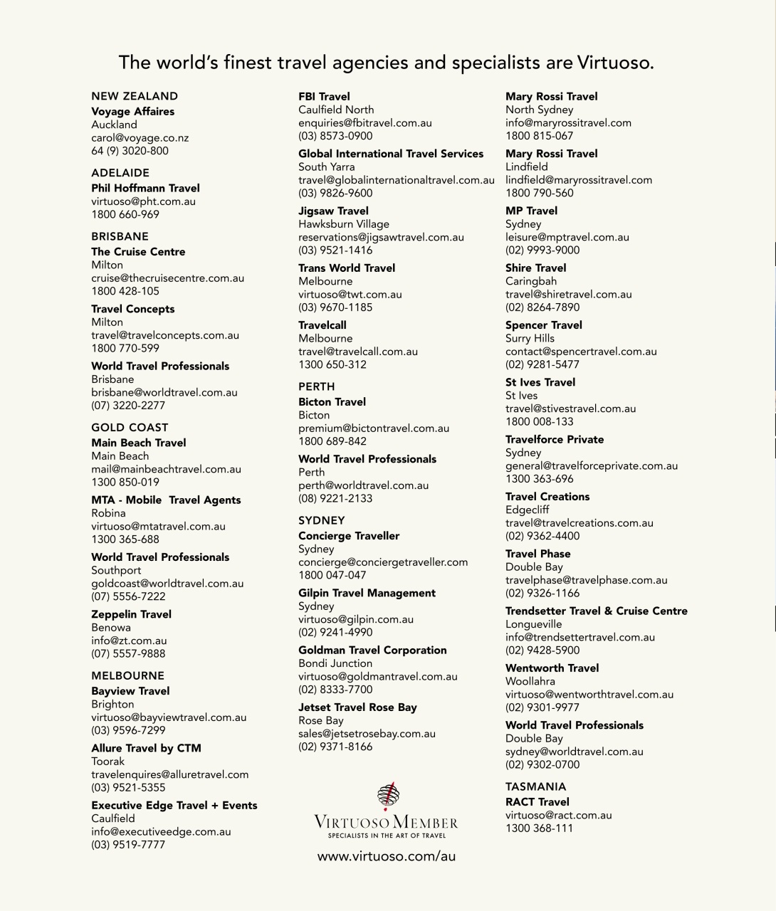 Luxury Travel Preview Pages