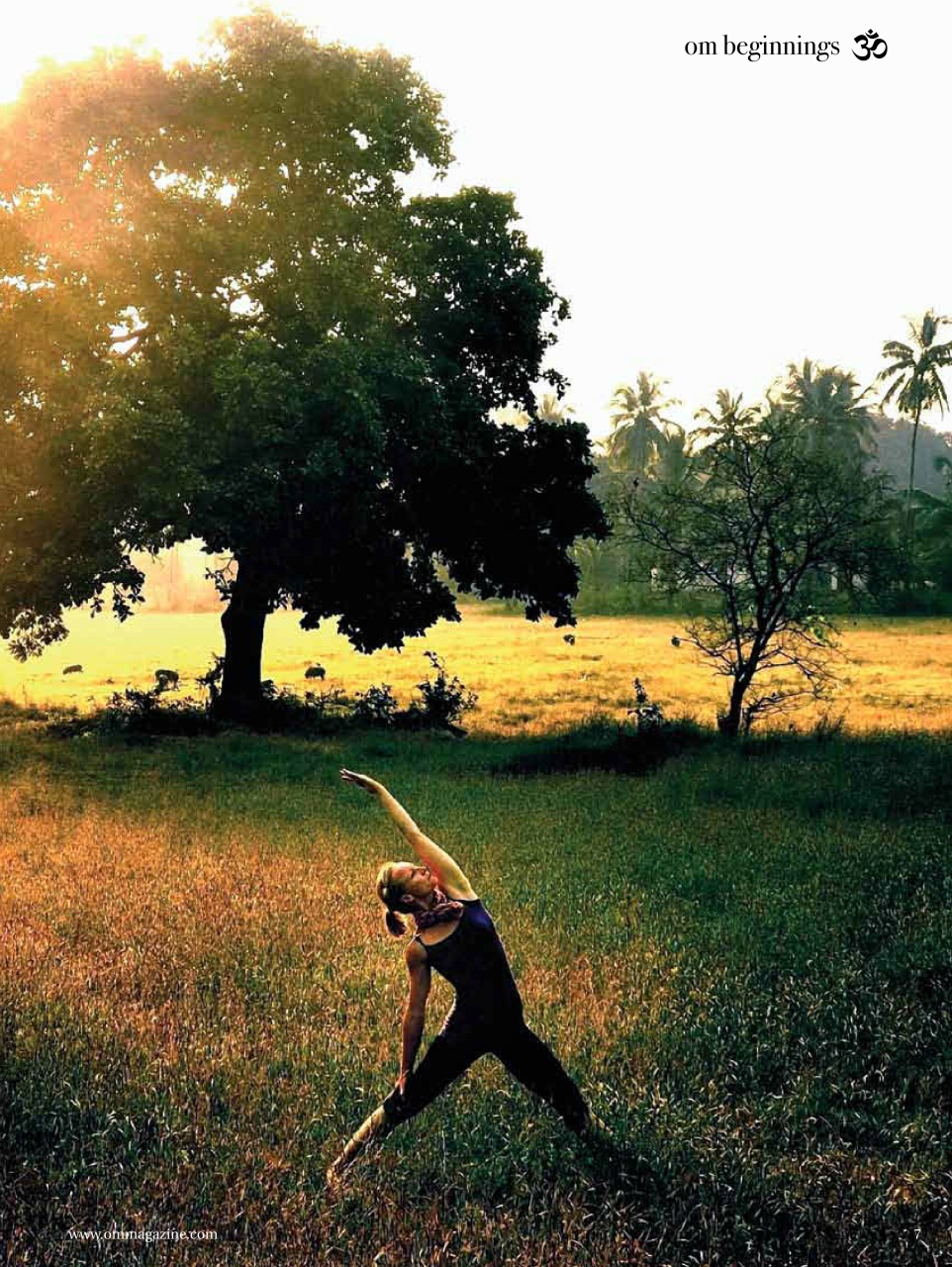OM Yoga Magazine Preview Pages