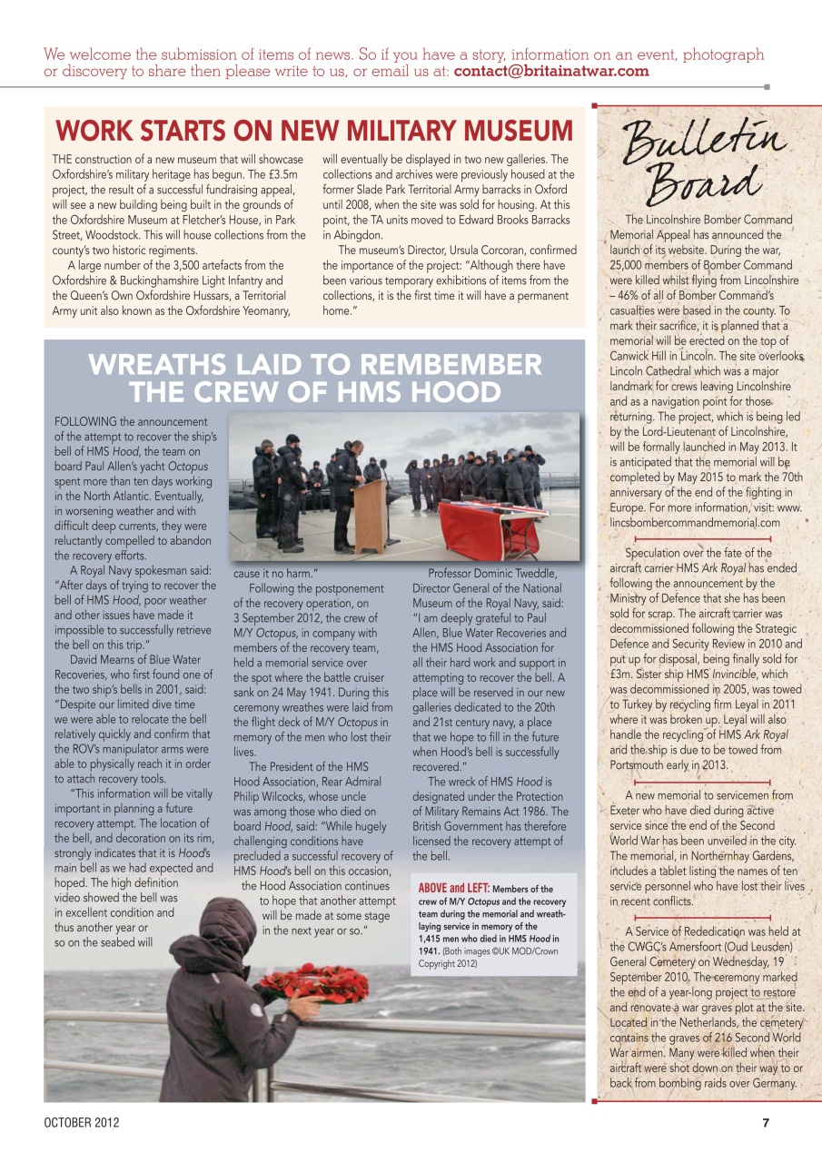 Britain at War Magazine Preview Pages