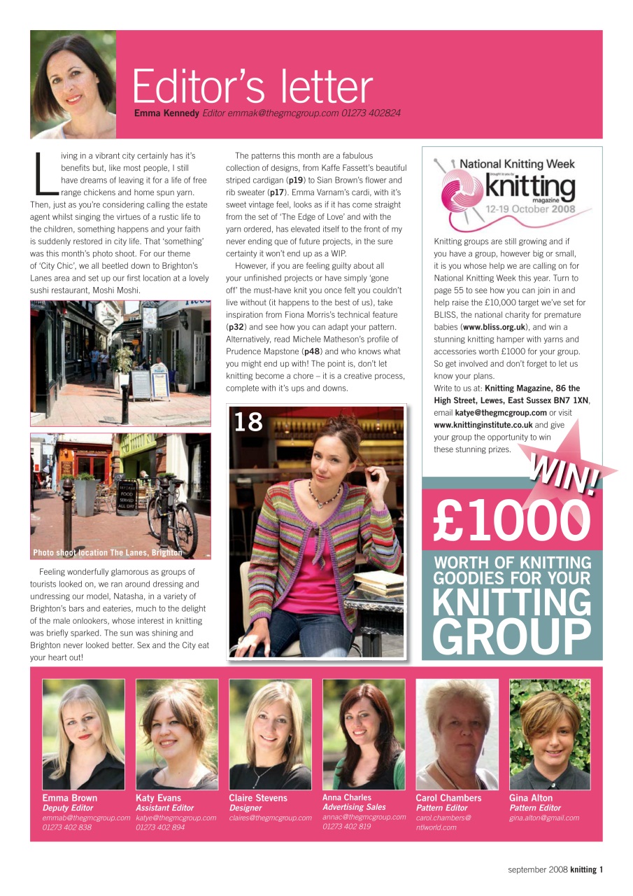 Knitting Preview Pages