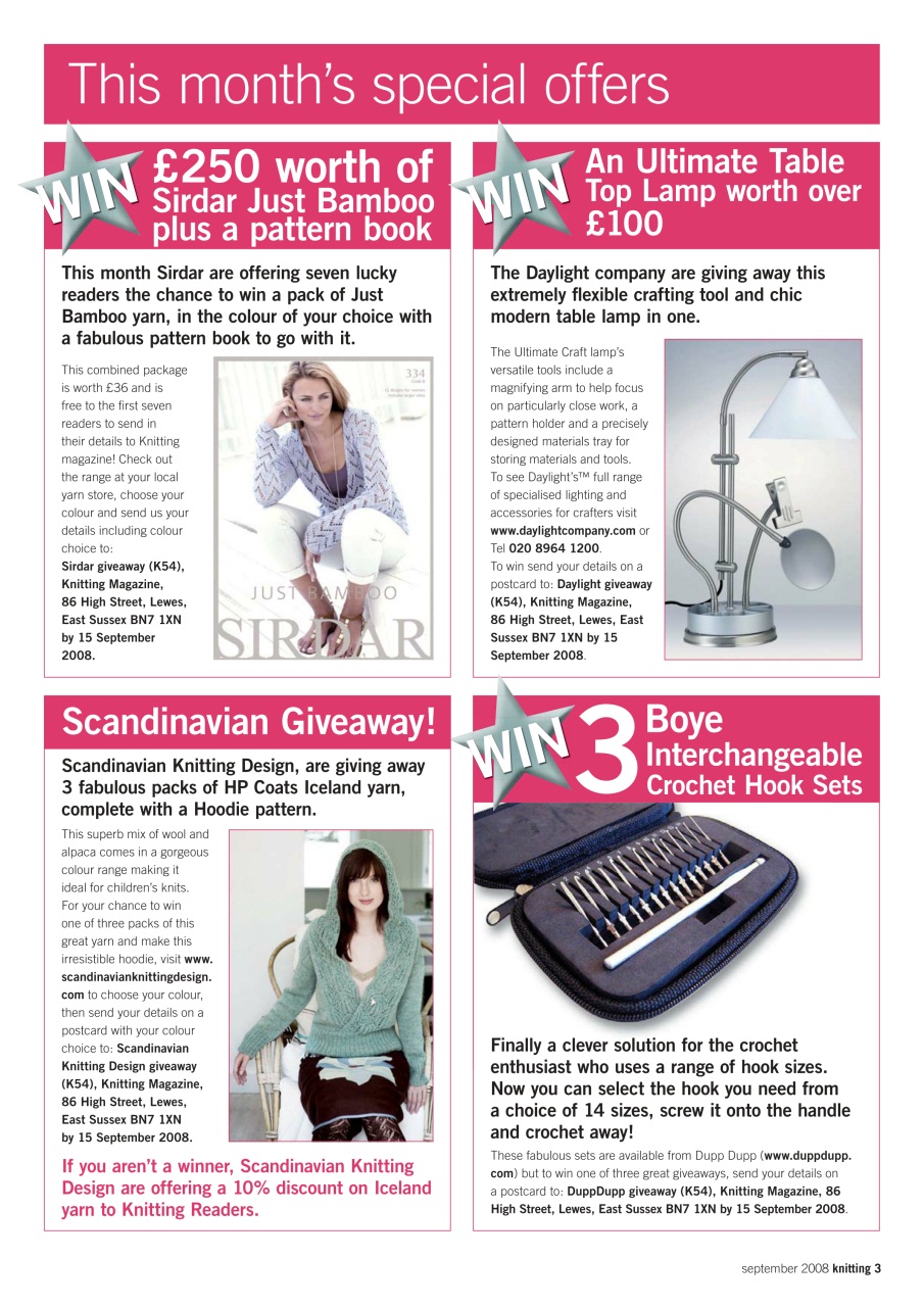 Knitting Preview Pages