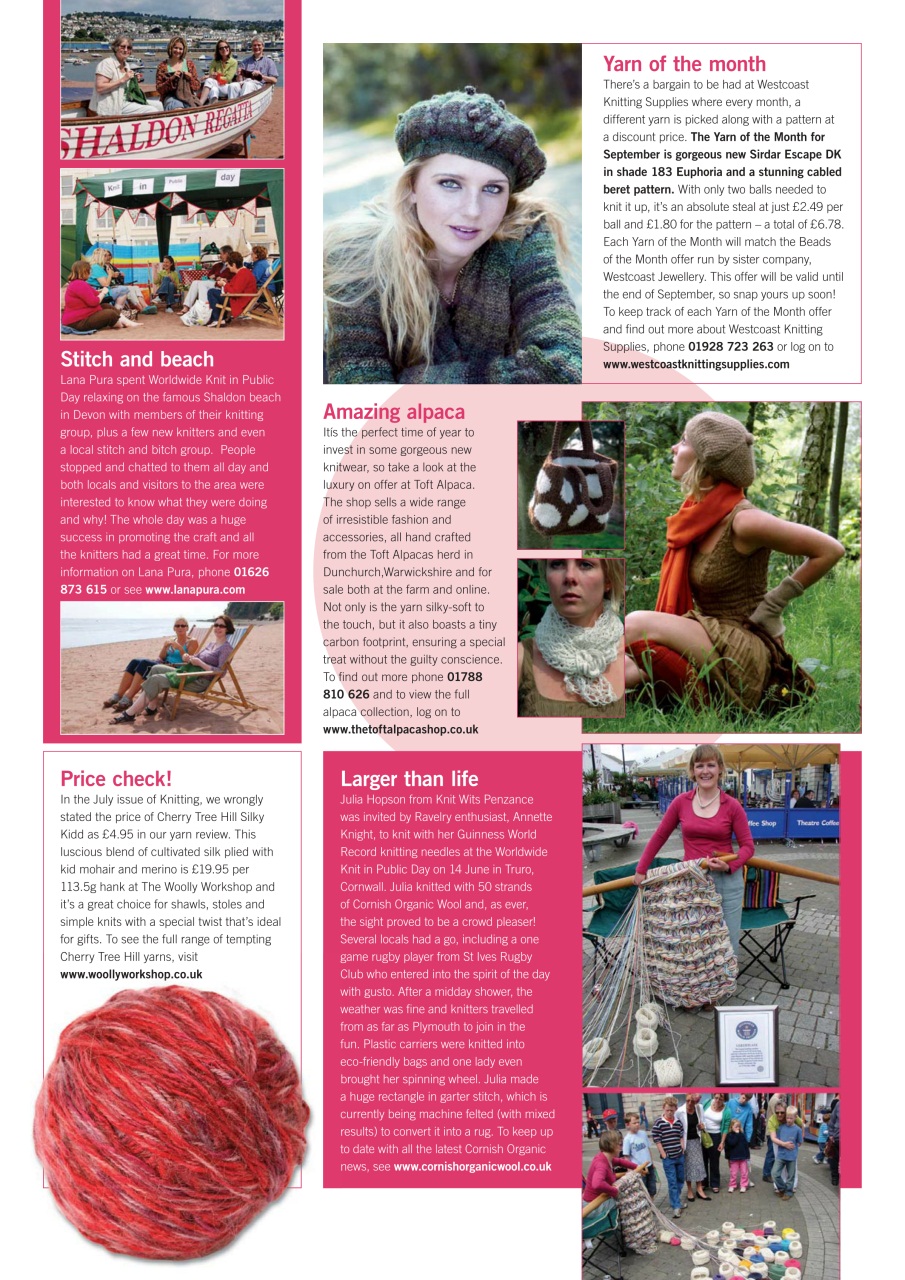 Knitting Preview Pages