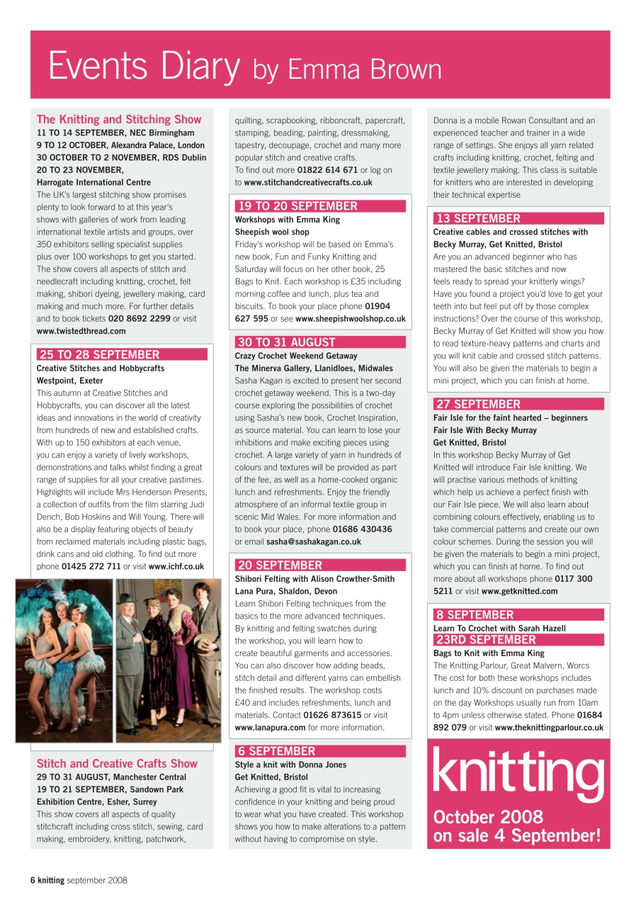 Knitting Preview Pages