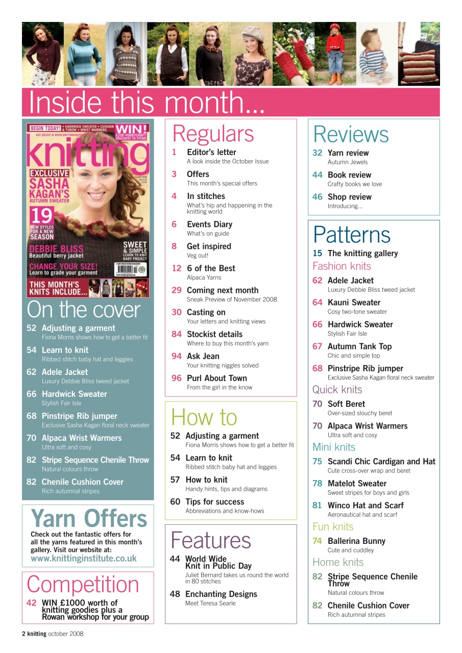 Knitting Preview Pages