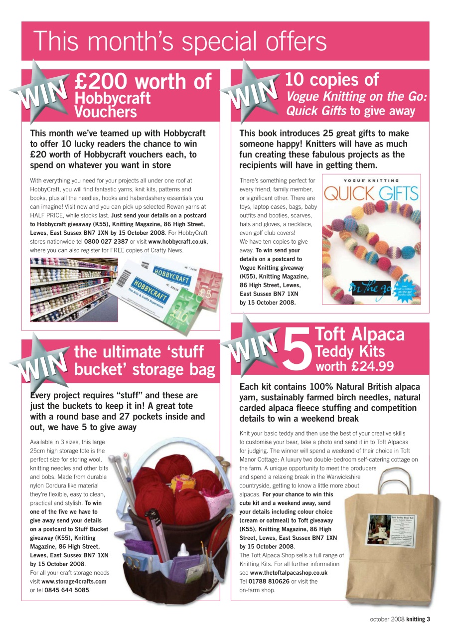 Knitting Preview Pages