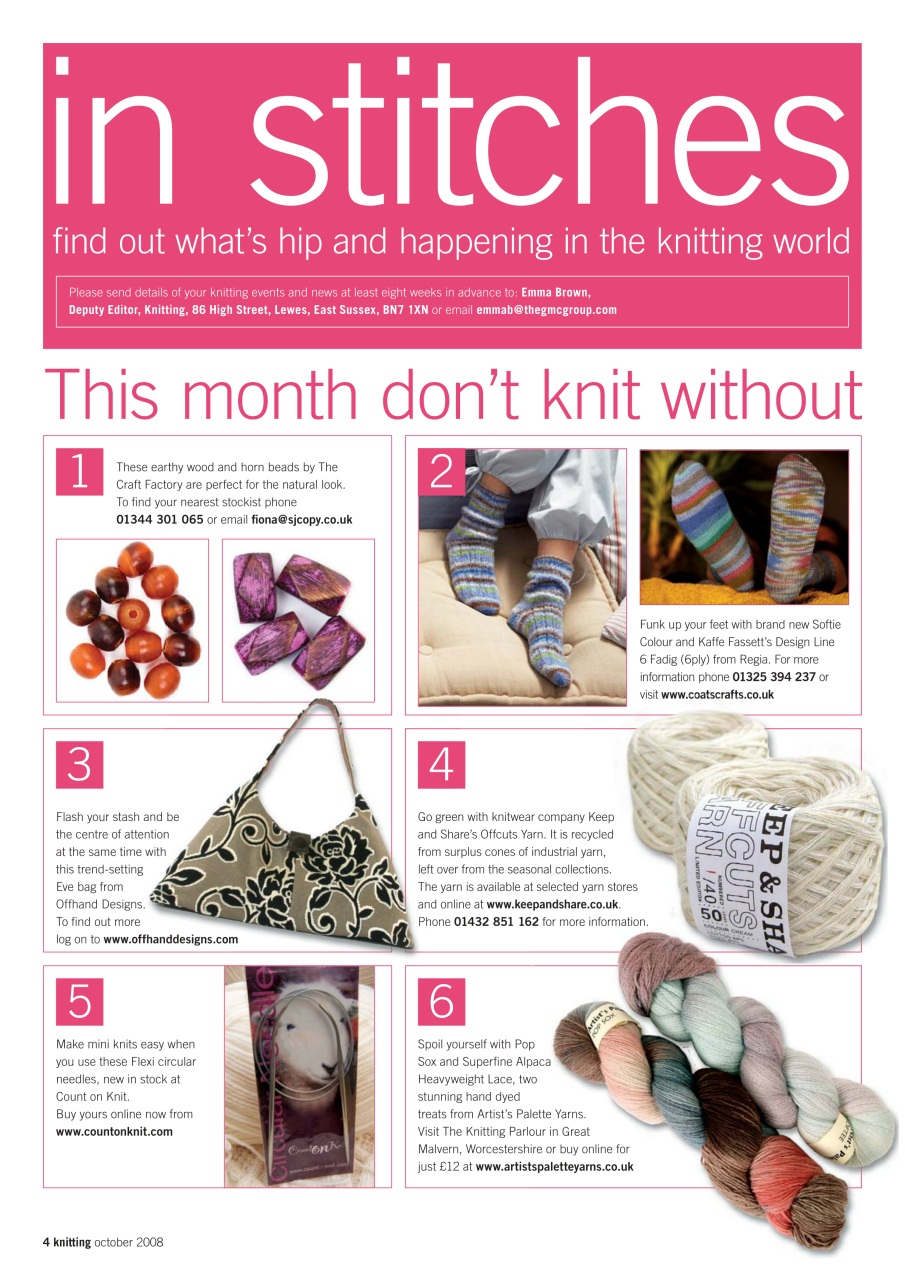 Knitting Preview Pages