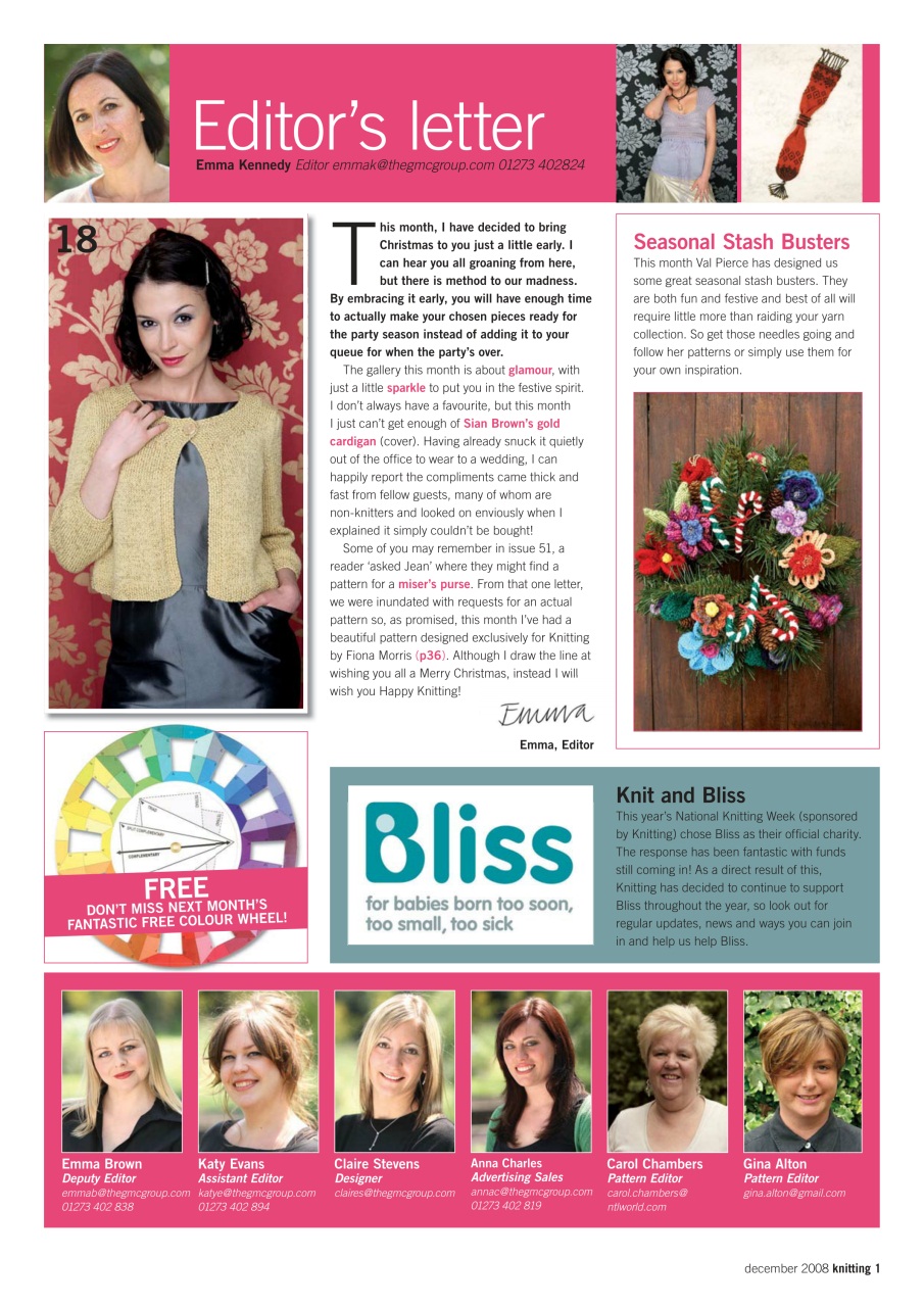 Knitting Preview Pages