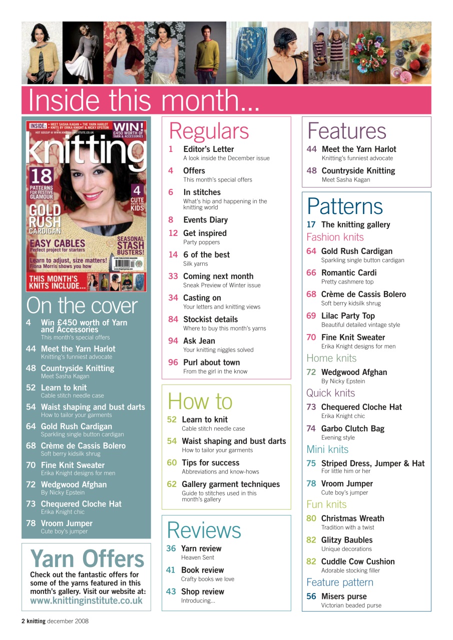 Knitting Preview Pages