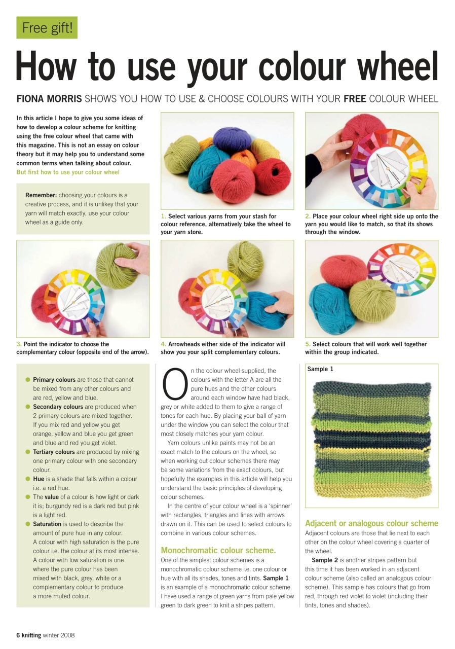 Knitting Preview Pages