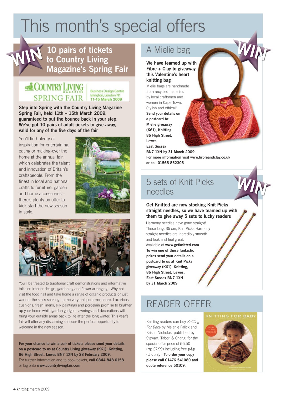 Knitting Preview Pages