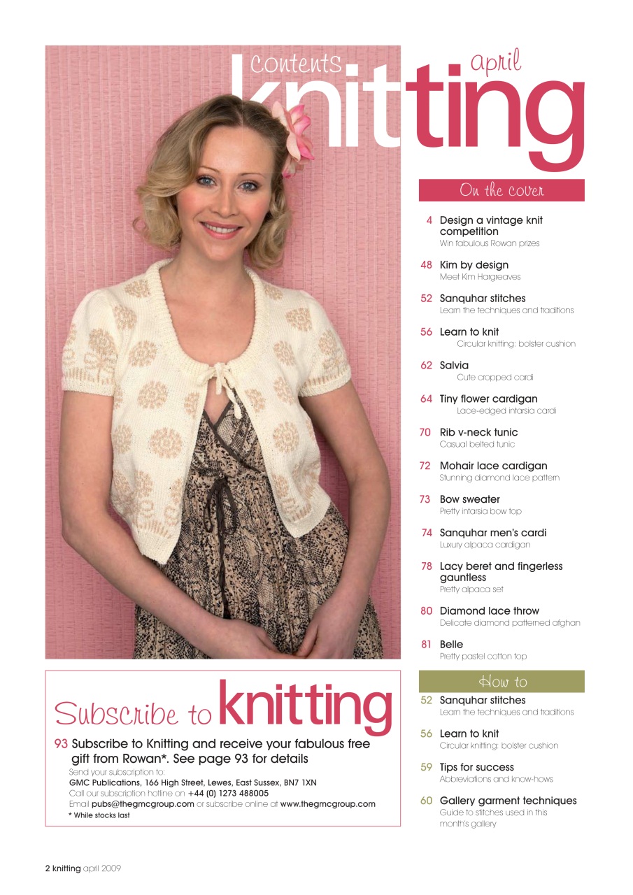 Knitting Preview Pages