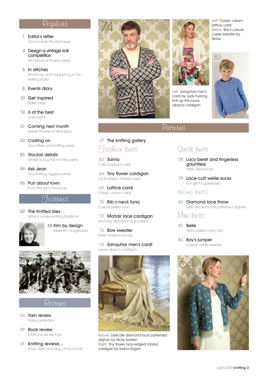 Knitting Preview Pages