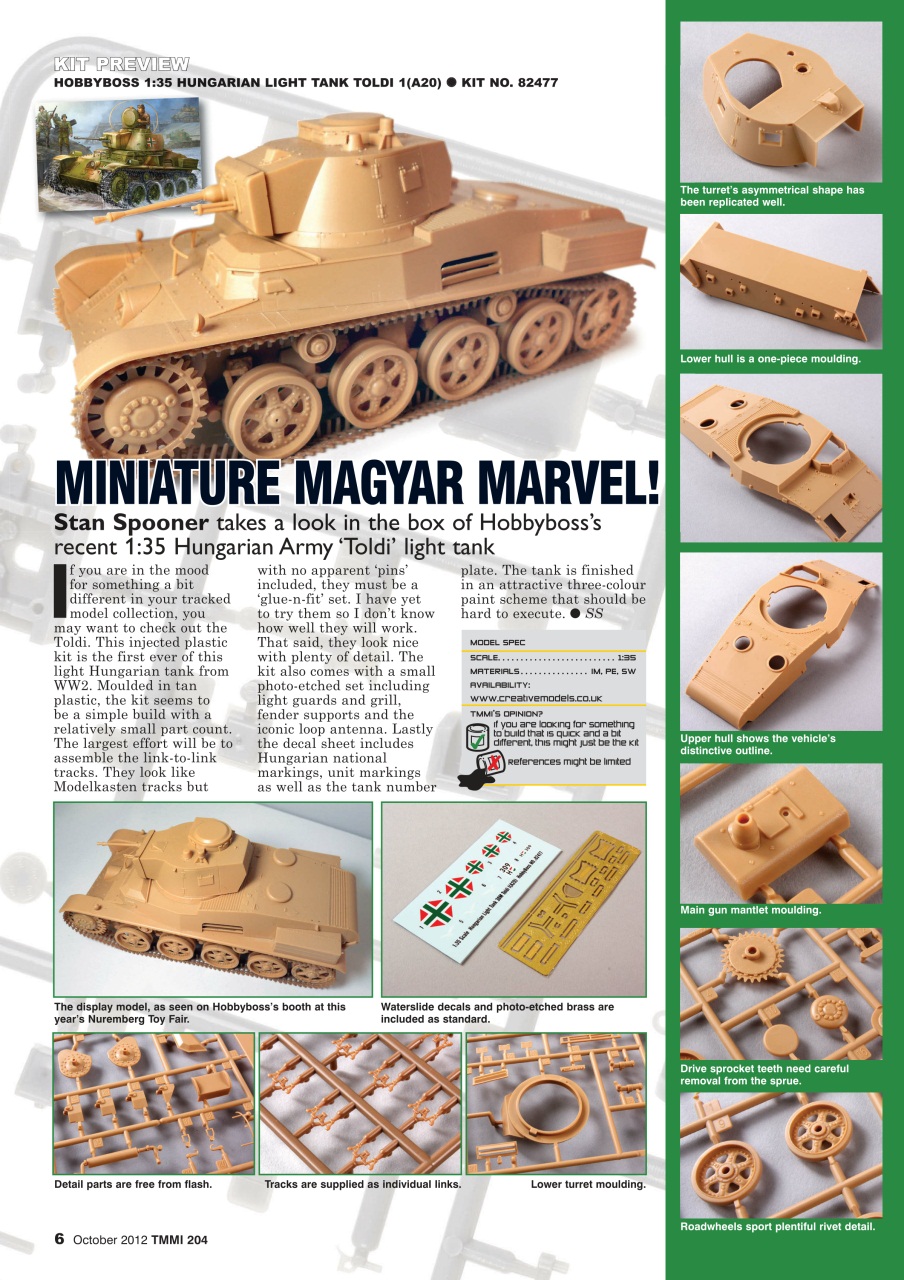Tamiya Model Magazine Preview Pages