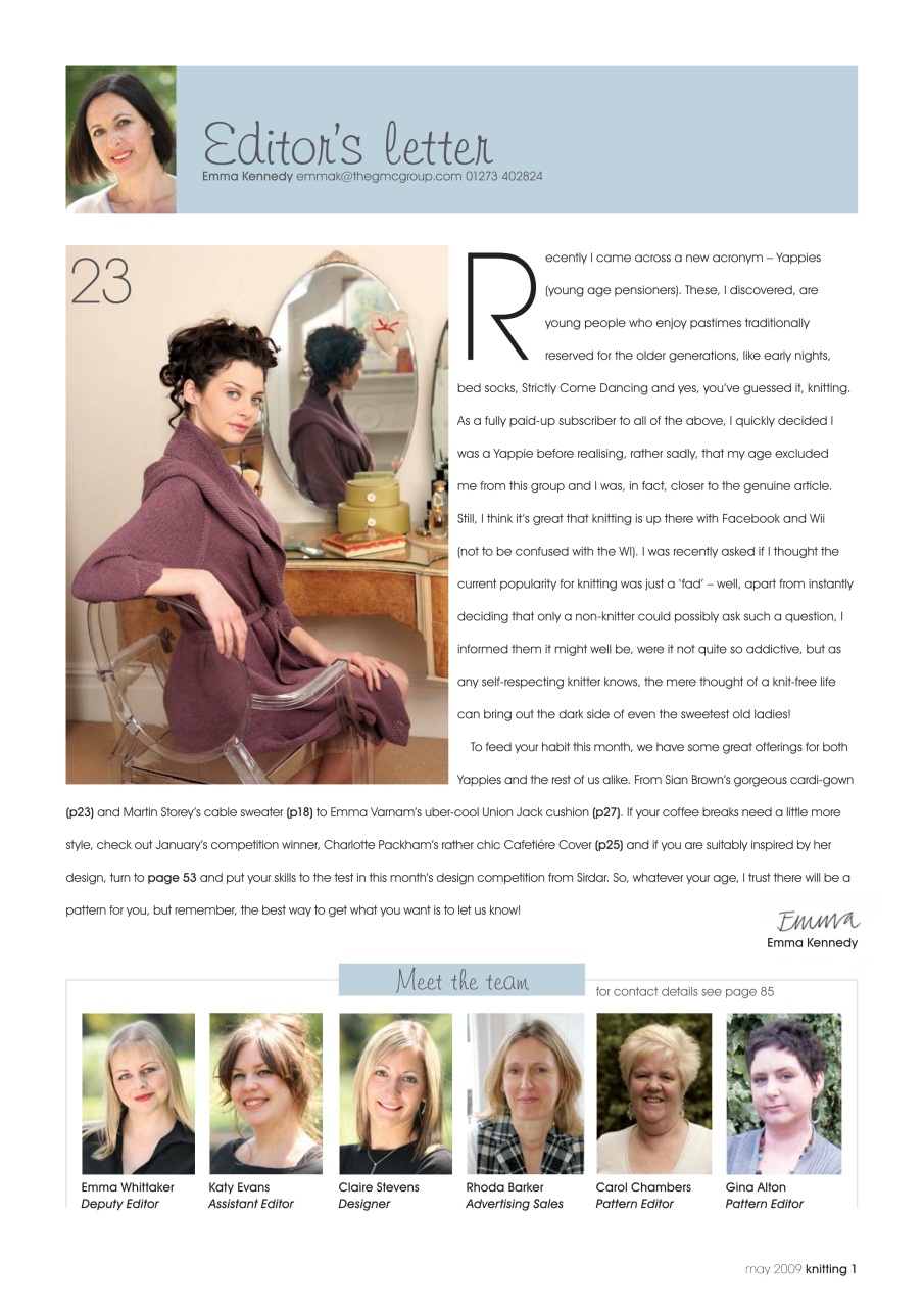 Knitting Preview Pages