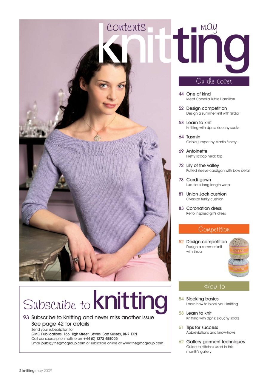 Knitting Preview Pages