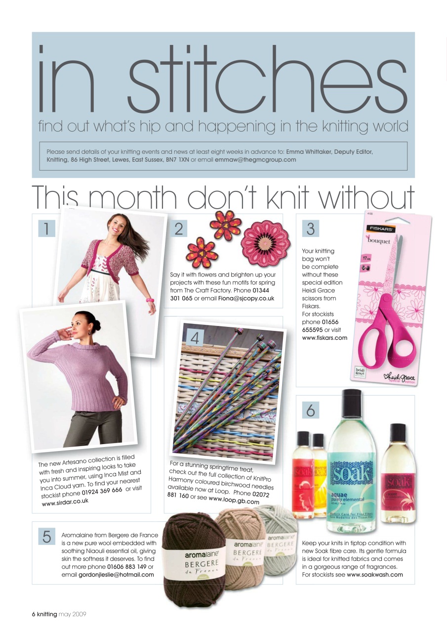 Knitting Preview Pages