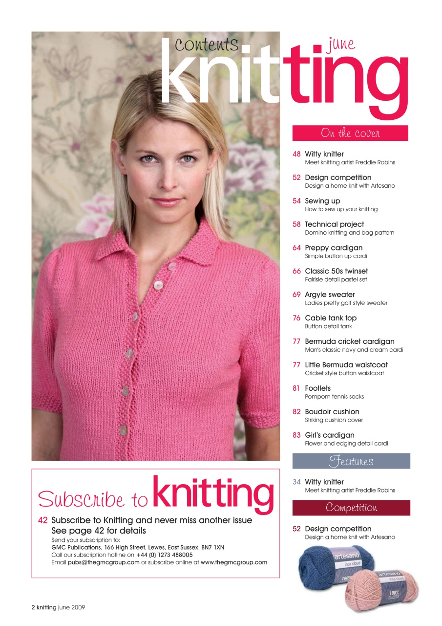 Knitting Preview Pages